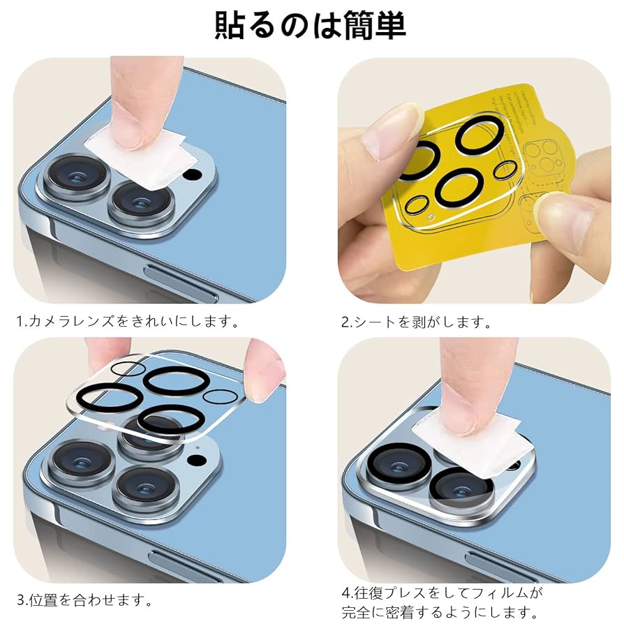 Amazon.co.jp: iphone12ProMax用カメラフィルム カメラレンズ